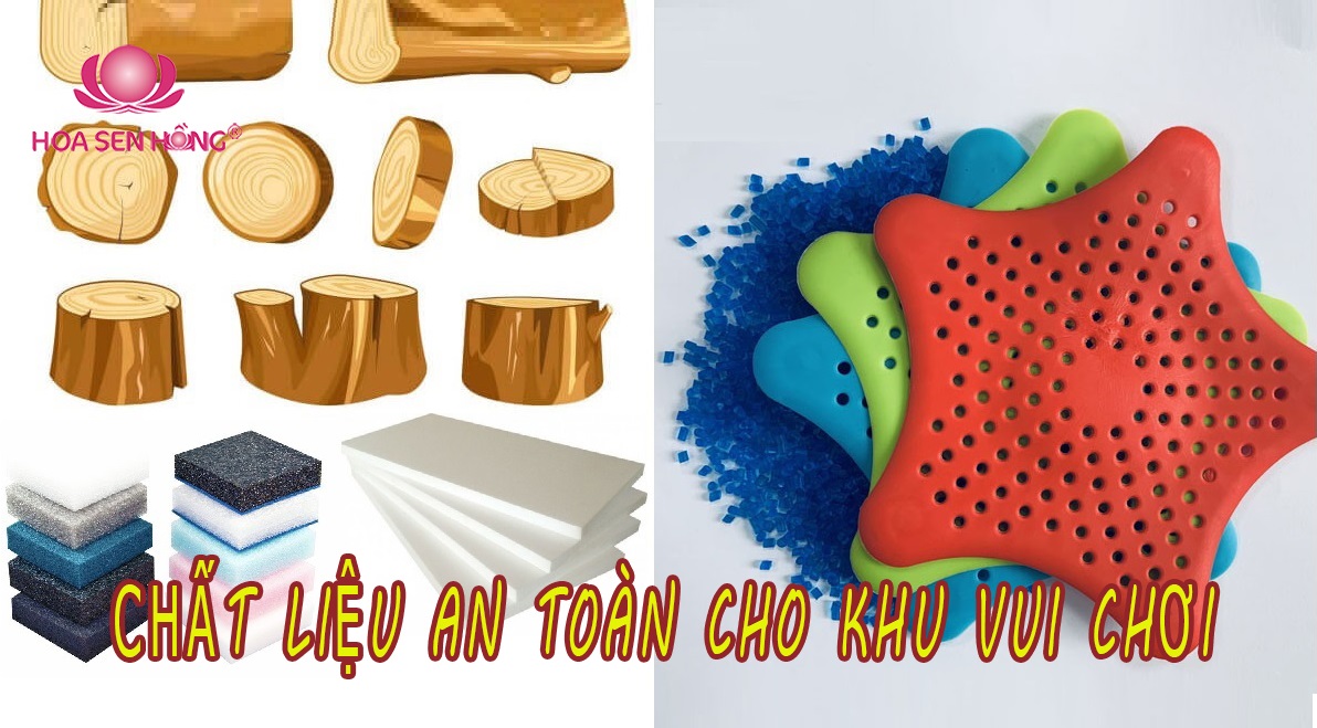 Chất liệu an toàn sử dụng trong khu vui chơi trẻ em trong nhà