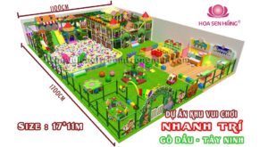 Khu vui chơi trẻ em trong nhà Nhanh Trí tại Gò Dầu - tỉnh Tây Ninh
