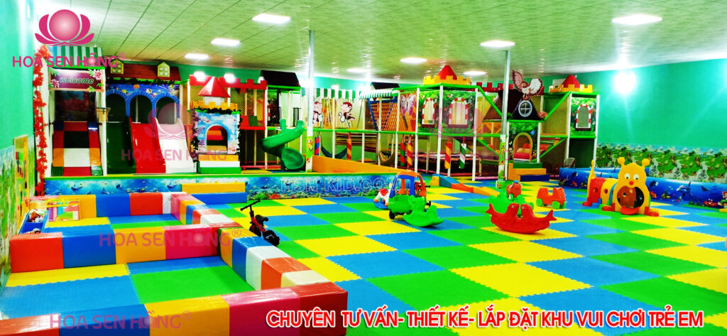 CHẤT LIỆU SỬ DỤNG CHO KHU VUI CHƠI CÓ AN TOÀN KHÔNG Khu vui chơi Nhanh Trí tại Gò Dầu Tây Ninh