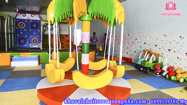 Đu quay trong nhà không chỉ mang lại niềm vui cho trẻ mà còn tăng giá trị cho khu vui chơi của bạn