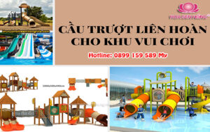 Cầu trượt liên hoàn cho khu vui chơi không chỉ là thiết bị vui chơi giải trí mà còn là công cụ giáo dục giúp trẻ phát triển toàn diện