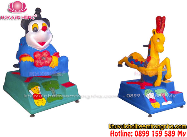 Thú nhún điện cho khu vui chơi Thú nhún điện sản xuất không chỉ mang lại niềm vui bất tận cho trẻ mà còn là khoản đầu tư bền vững và hiệu quả cho nhà đầu tư