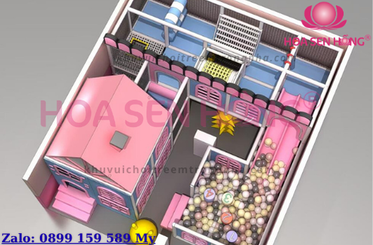 Nhà liên hoàn cho khu vui chơi Nhà liên hoàn