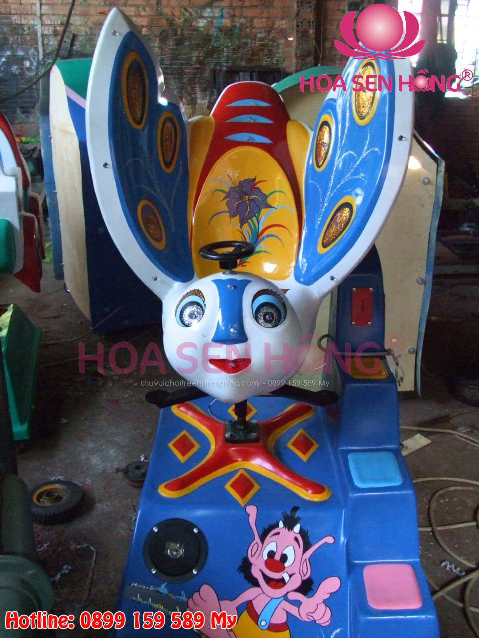 Thú nhún điện dùng xu Thú nhún điện cho khu vui chơi