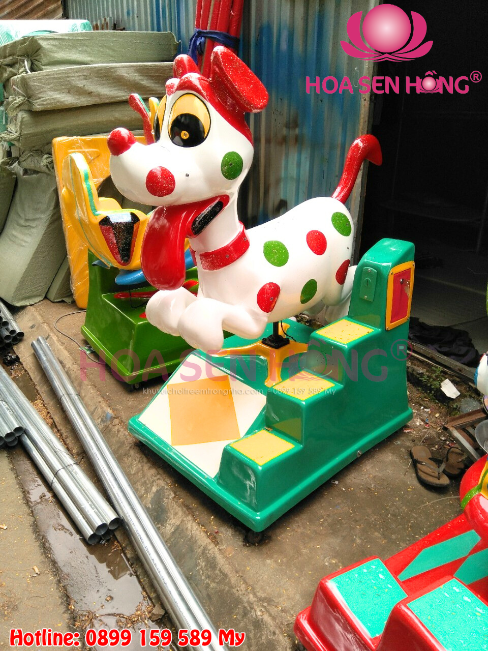 Thú nhún điện việt nam Thú nhún điện cho khu vui chơi