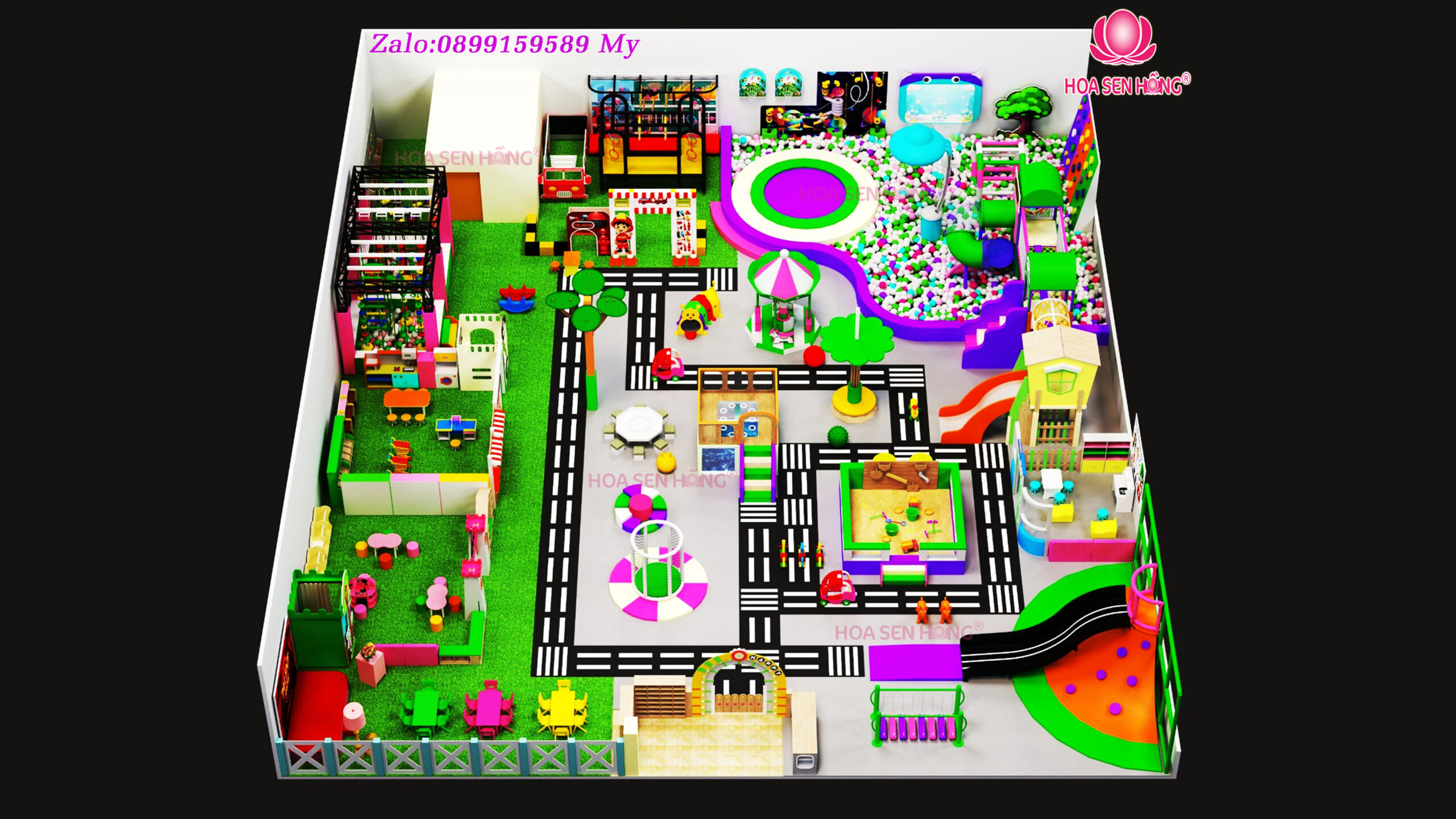 Khu vui trên 500m vuông