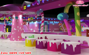 Sắc màu Khu Vui Chơi Trẻ Em 2025 – Hòa Mình Trong Sắc Màu Xu Hướng