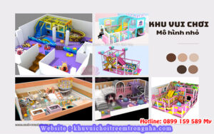 Khu Vui Chơi Mô Hình Nhỏ - Thiết kế linh hoạt, phù hợp diện tích nhỏ