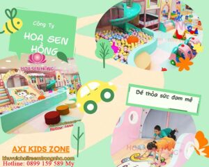Khu vui chơi Axi Kids Zone chính là lựa chọn hoàn hảo! Tại đây, các bé sẽ được thỏa thích trong không gian sạch sẽ và thân thiện.