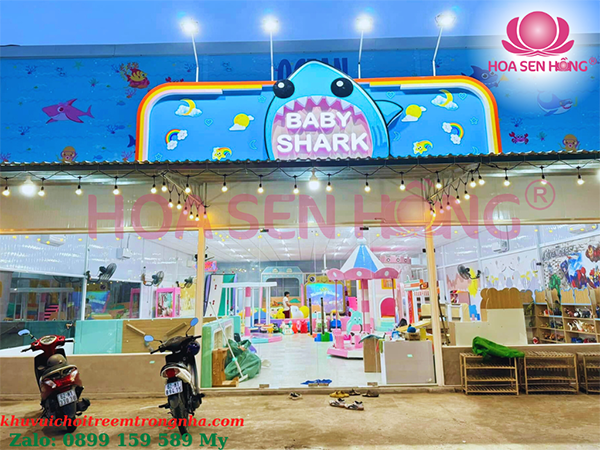 Vị trí , không gian khu vui chơi baby shark tại Gò Công, Tiền giang