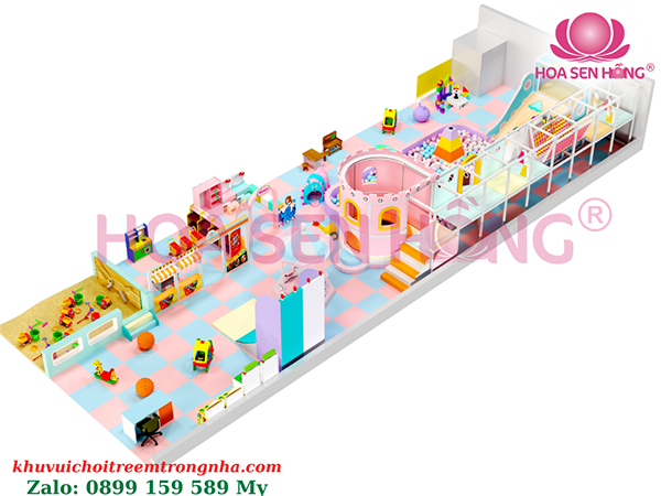 Thiết kế 3D khu vui chơi baby shark Khu vui chơi baby shark Gò Công, Tiền Giang