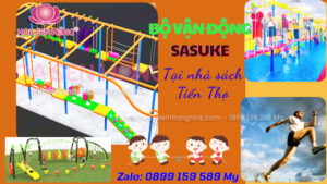 Khu vận động sasuke cho khu vui chơi trẻ em