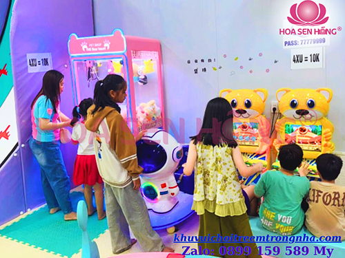Khu máy game, gắp thú, thú nhún điện Khu máy game, gắp thú, thú nhún điện