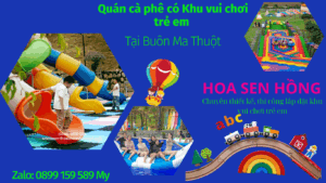 quán cà phê có Khu vui chơi trẻ em Tại Buôn Ma Thuột, Đắk Lắk