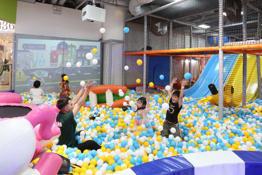 Khu vui chơi tại Siêu Thị