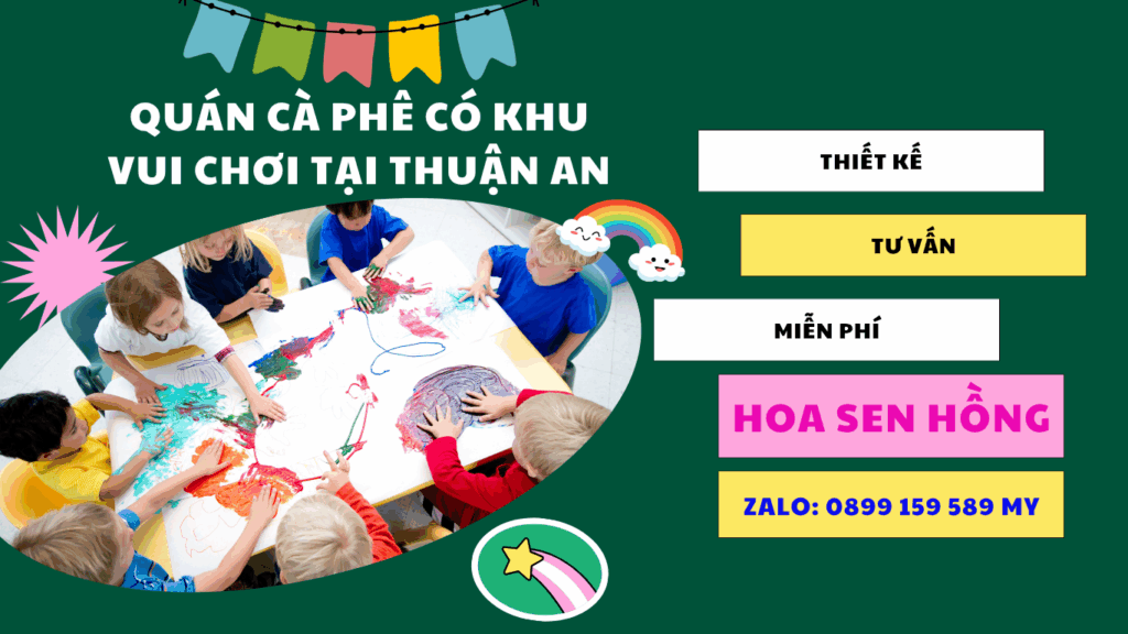 Quán cà phê có Khu vui chơi tại Thuận An, Bình Dương